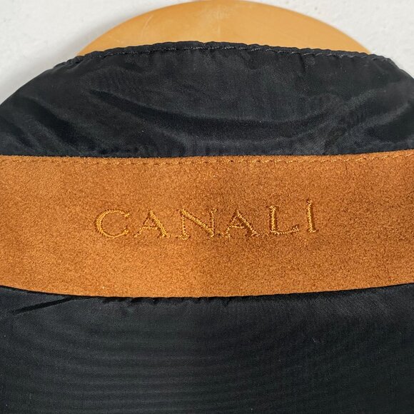 Canali Rain and Wind Tech Black Nylon Jacket - Picture 11 of 12